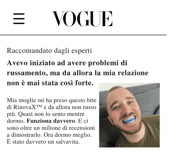 Bite Anti Russamento Silenzioso Universale